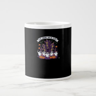 Eat Drink And Be Scary Classic Funny Retro Large Coffee Mug