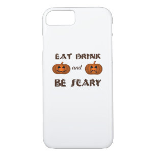 Eat Drink And Be Scary Classic Graphic Case-Mate iPhone Case