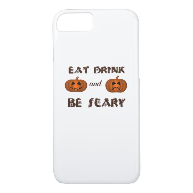 Eat Drink And Be Scary Classic Graphic Case-Mate iPhone Case (Back)
