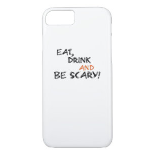 Eat Drink And Be Scary Classic Retro Case-Mate iPhone Case