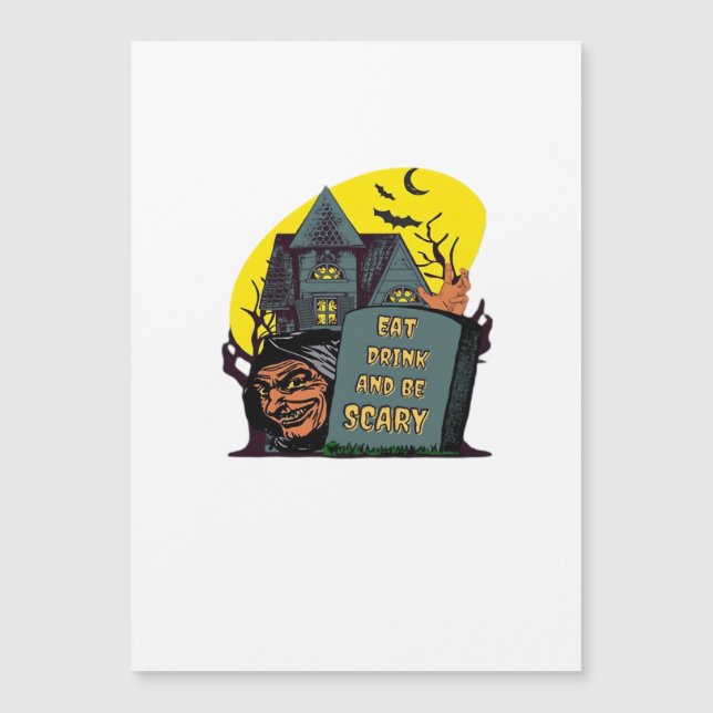 Eat Drink And Be Scary Classic Simple (Front)