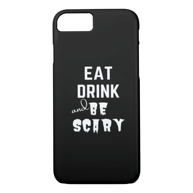 Eat Drink And Be Scary Classic Style Case-Mate iPhone Case (Back)