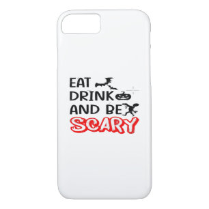 Eat Drink And Be Scary Design Retro Classic Case-Mate iPhone Case