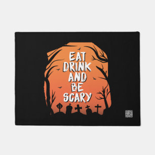 Eat Drink And Be Scary Doormat