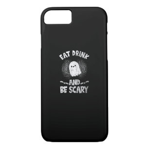 Eat Drink And Be Scary Ghost For A Boo Fan Case-Mate iPhone Case