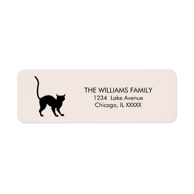 Eat Drink and Be Scary Halloween Address Labels (Front)