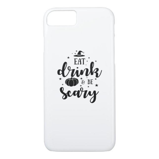 Eat Drink And Be Scary Halloween Case-Mate iPhone Case (Back)