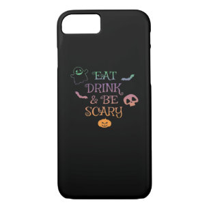 Eat Drink And Be Scary Halloween Classic Vintage G Case-Mate iPhone Case