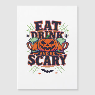 Eat Drink And Be Scary Halloween Design Creative S
