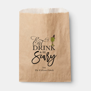 "Eat, Drink and Be Scary" Halloween Party Favour Bag