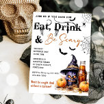 Eat Drink And Be Scary Halloween Party Invitation<br><div class="desc">Eat Drink And Be Scary Halloween Party Invitation</div>