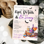 Eat Drink And Be Scary Halloween Party Invitation<br><div class="desc">Eat Drink And Be Scary Halloween Party Invitation</div>