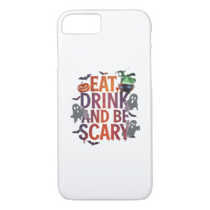 Eat Drink And Be Scary Halloween Party Spooky Desi Case-Mate iPhone Case