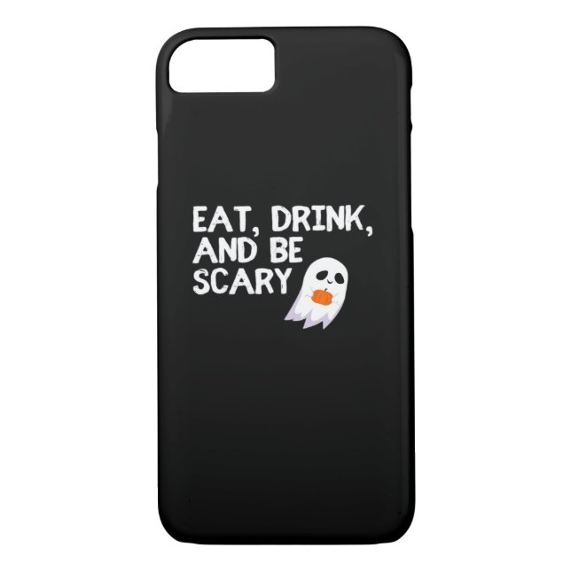 Eat Drink And Be Scary Halloween Spirit Case-Mate iPhone Case (Back)