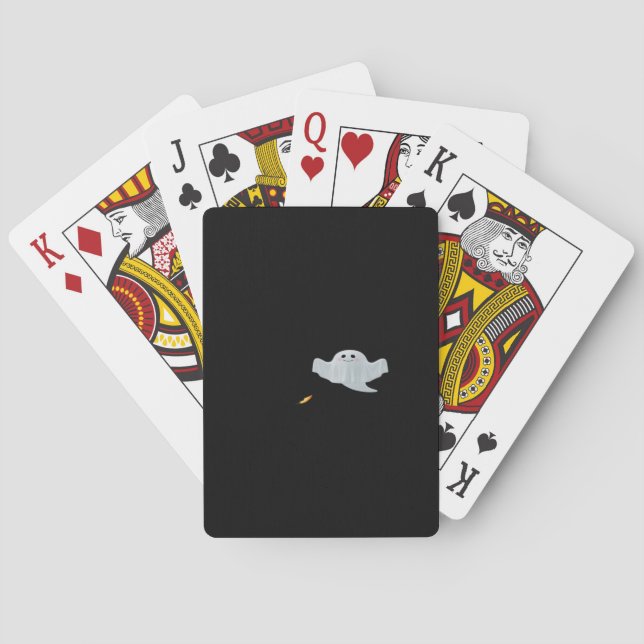 Eat Drink And Be Scary Halloween Trendy Casual Playing Cards (Back)