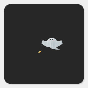 Eat Drink And Be Scary Halloween Trendy Casual Square Sticker