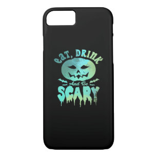 Eat Drink And Be Scary Halloween Vintage Classic Case-Mate iPhone Case