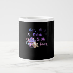 Eat Drink And Be Scary Hexmas Cool Unique Large Coffee Mug