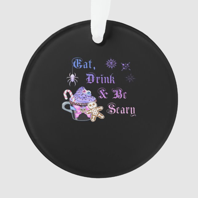 Eat Drink And Be Scary Hexmas Cool Unique Style (devant)