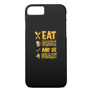 Eat Drink And Be Scary I Halloween Retro Classic Case-Mate iPhone Case