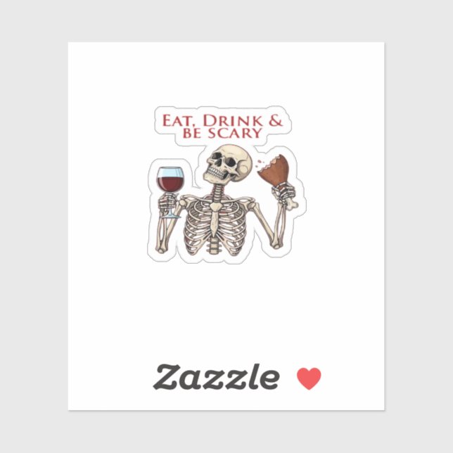 Eat Drink And Be Scary Minimal Clean (Sheet)