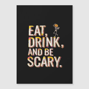 Eat Drink And Be Scary Minimal Clean
