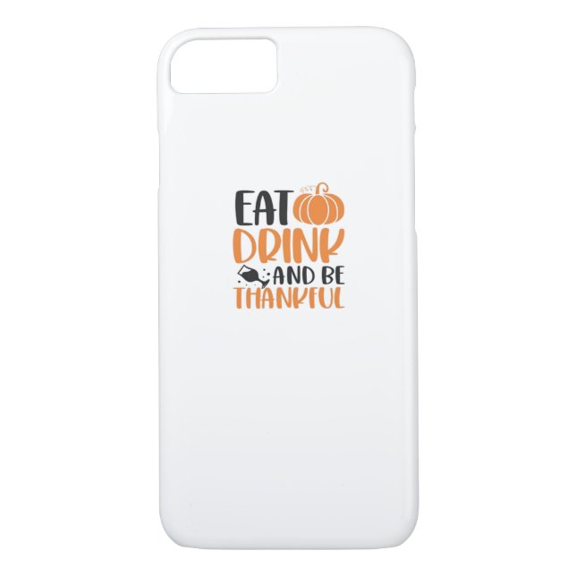 Eat Drink And Be Scary Minimal Clean Case-Mate iPhone Case (Back)