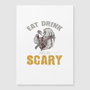 Eat Drink And Be Scary Reaper Minimal Clean