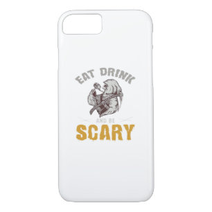 Eat Drink And Be Scary Reaper Minimal Clean Case-Mate iPhone Case