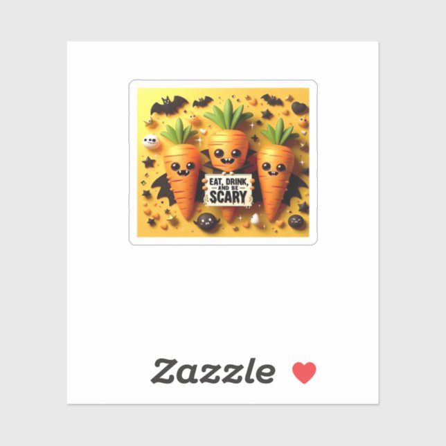 Eat Drink And Be Scary Retro Classic (Sheet)