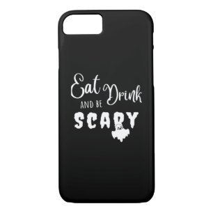 Eat Drink And Be Scary Retro Graphic Case-Mate iPhone Case