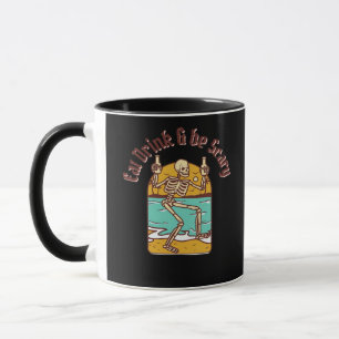 Eat Drink And Be Scary Simple Clean Mug