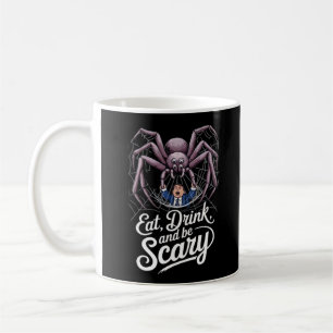 Eat Drink And Be Scary Spider Classic Vintage Styl Coffee Mug