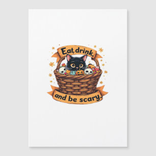 Eat Drink And Be Scary Trick Or Treat Basket Hallo