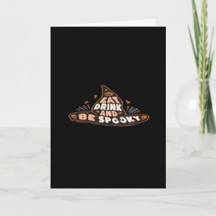 Eat Drink And Be Spooky Essential Vintage Style Card