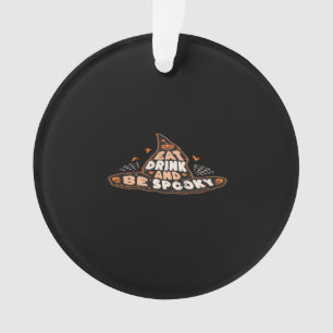 Eat Drink And Be Spooky Essential Vintage Style Ornament