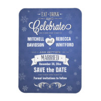Eat Drink and Celebrate Winter Blue Save the Date