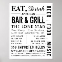 Eat, Drink Bar & Grill, Pub/Brewery Advertising