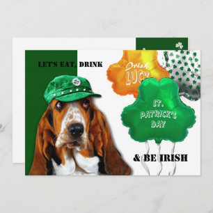 Eat, Drink & Be Irish St. Patrick's Day Party Invitation