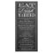 Eat, Drink & Be Married Chalkboard Wedding