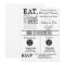 Eat Drink & Be Married Rehearsal Dinner Invitation