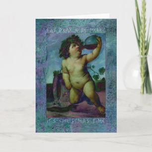 Eat, Drink & Be Merry Holiday Card