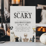 Eat Drink & Be Scary Adult Halloween Costume Party Invitation<br><div class="desc">Get ready for a spooktacular celebration with our Eat,  Drink,  and Be Scary Adult Halloween Invite! Perfect for setting the mood for your Halloween gathering,  this chic and playful design features festive vibes and is easy to customize with your party details. Let's make your spooky night unforgettable!</div>