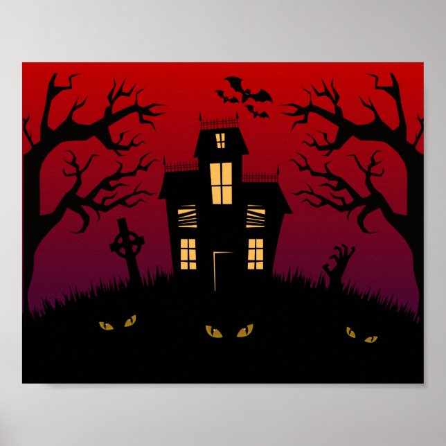 Eat, Drink & Be Scary Halloween Poster (Front)