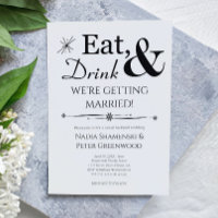 Eat Drink Getting Married Casual Backyard Wedding