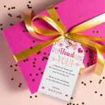 "Eat, Drink & Love" Valentine's Day Bridal Shower Gift Tags<br><div class="desc">Say thank you in style with these trendy bridal shower gift tags. The design is easy to personalize with your special event wording and your guests will be thrilled when they receive these fabulous gift tags. Matching items can be found in the collection.</div>