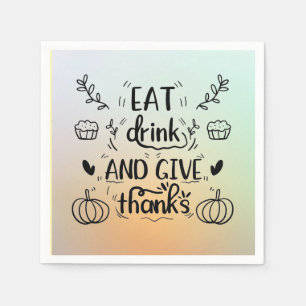 eat drink Paper Napkin