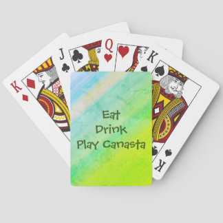 Eat Drink Play Canasta Cards
