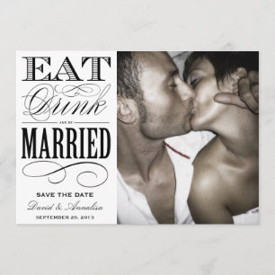 EAT, DRINK SAVE THE DATE