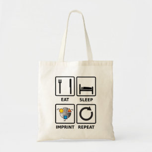 Eat, glisser, imprint, repeat tote bag